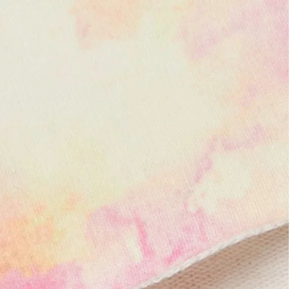 Frayed tie-dyed cotton-jersey shorts - Picture 4 of 4